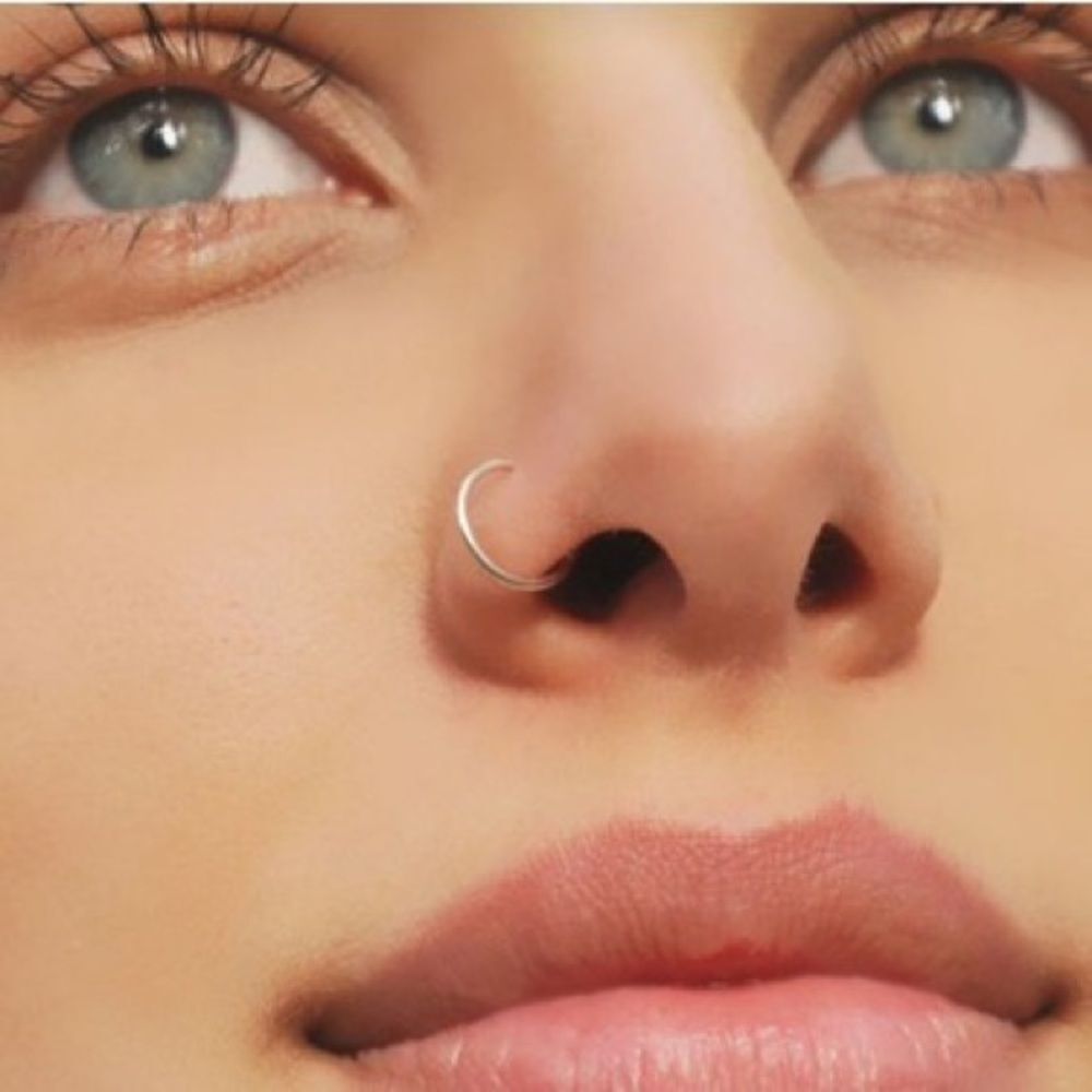 Silver Nose Ring Q61